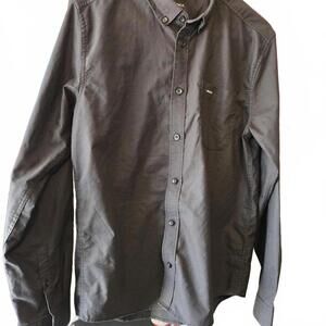 RVCA Men's Long Sleeve Button-Up Shirt